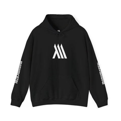 Classic Black Monumental Sleeves Hoodie