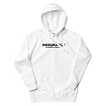 White Monumental Cyrillic Hoodie