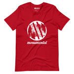 Short-Sleeve Unisex T-Shirt x Monumental in Red