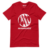 Short-Sleeve Unisex T-Shirt x Monumental in Red
